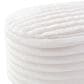 Jaxx Paran Oval Ottoman in Mondo White, , large