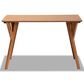 Baxton Studio Sahar Dining Table in Walnut Brown - Table Only, , large