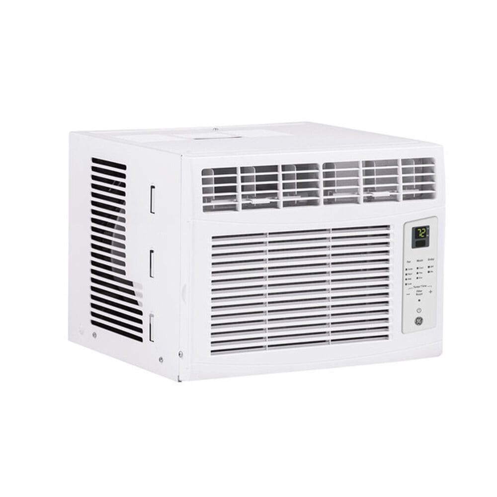 GE Appliances 6000 BTU Electronic Window Air Conditioner in White, , large