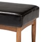Baxton Studio Arvid Bench in Walnut Brown, , large