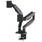 MSI Full-Motion Dual Monitor Mount for 17"-35" Screen in Matte Black and Painted Grey, , large