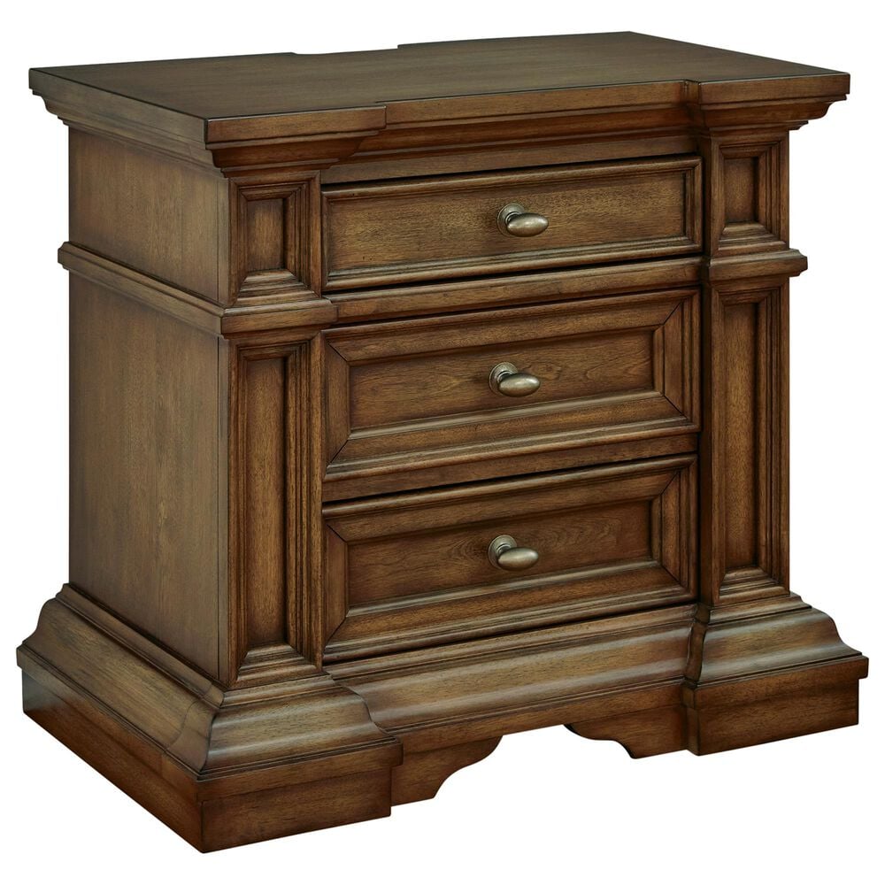Millenium Frantanna California King Panel Bed with Dresser and Nightstand in Brown, , large
