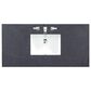 James Martin Vanities Lorelai 48" Single Vanity in Bright White with 3 cm Charcoal Soapstone Quartz Top, , large