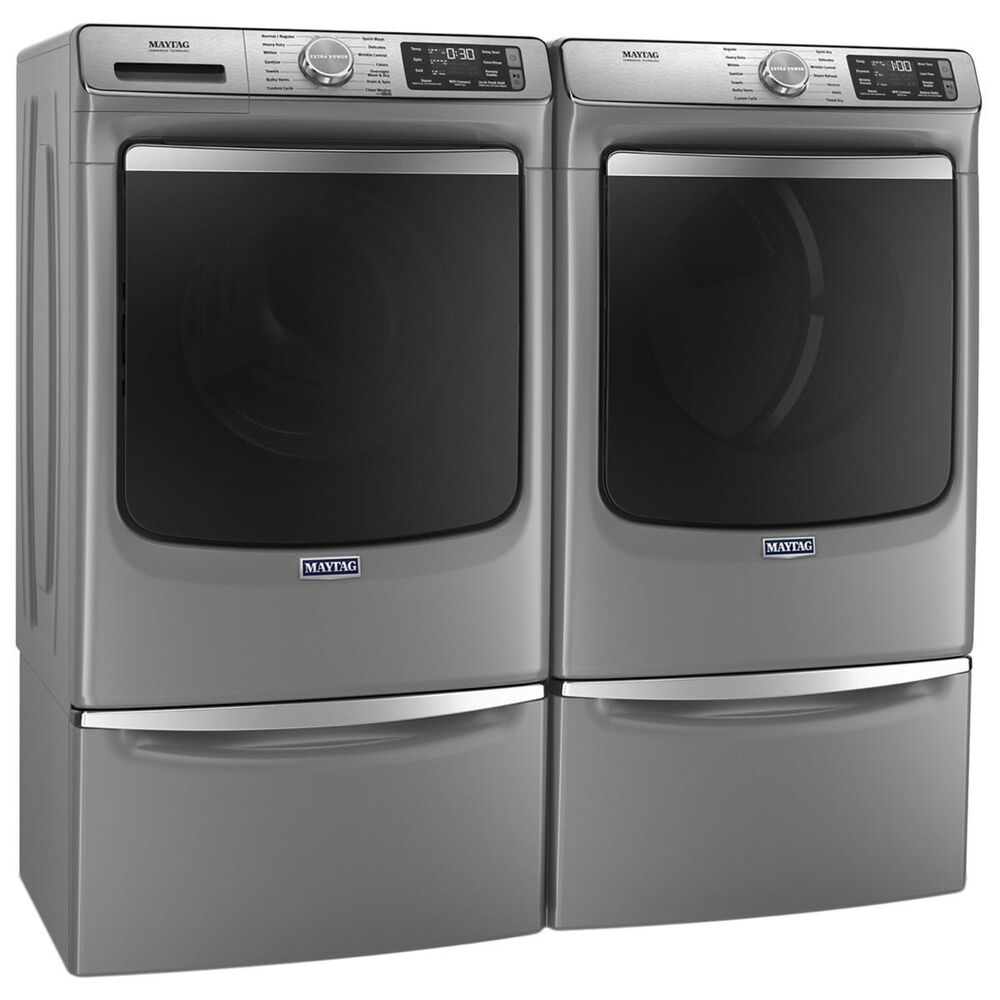 Maytag 5.0 Cu. Ft. Front Load Washer with Steam in Metallic Slate, , large