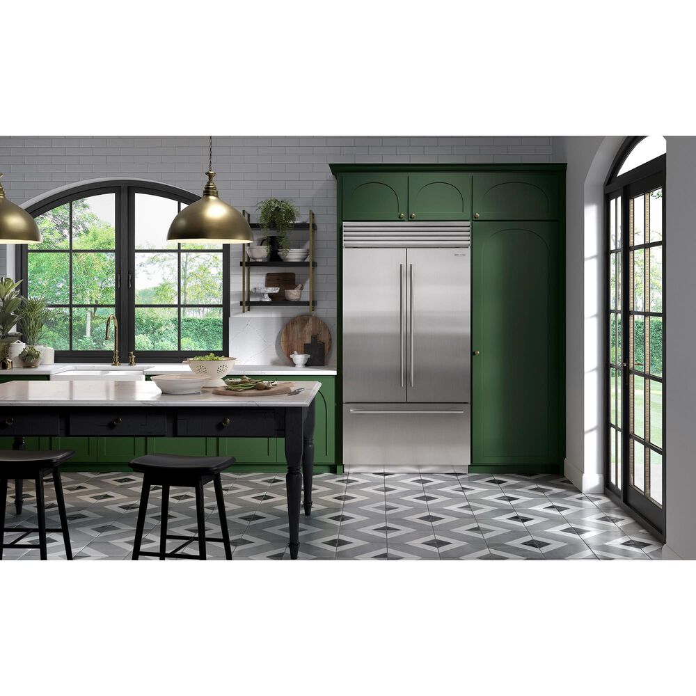 Sub Zero 24.7 Cu. Ft. Classic French Door Refrigerator with Internal Dispenser in Stainless Steel, , large
