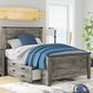 Ashley Frandern Full Platform Bed with Storage in Warm Gray, , large