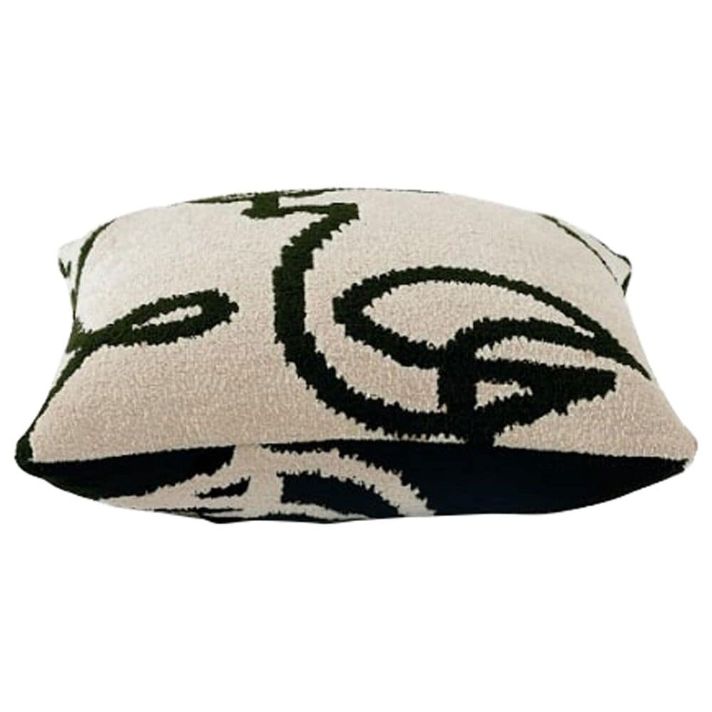 Sunday Citizen Faces 20&quot; Square Throw Pillow in Sahara Tan and Black, , large