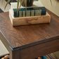 Flexsteel Sylvie Short Bunching Table in Chestnut, , large