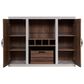 Furniture of America Taylor Buffet in Distressed Walnut, , large