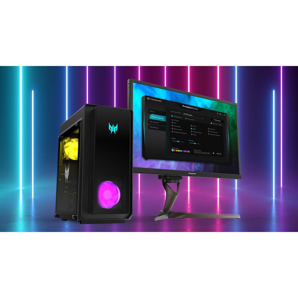 Acer Predator Orion 300 Gaming Desktop | Intel Core i7-12700F - 16GB RAM - NVIDIA GeForce RTX 3060 Ti - 1TB SSD in Black, , large