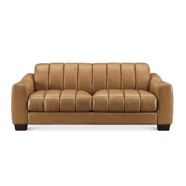 Hydeline Bayeun Leather Stationary Sofa in Chico Cinnamon, , large