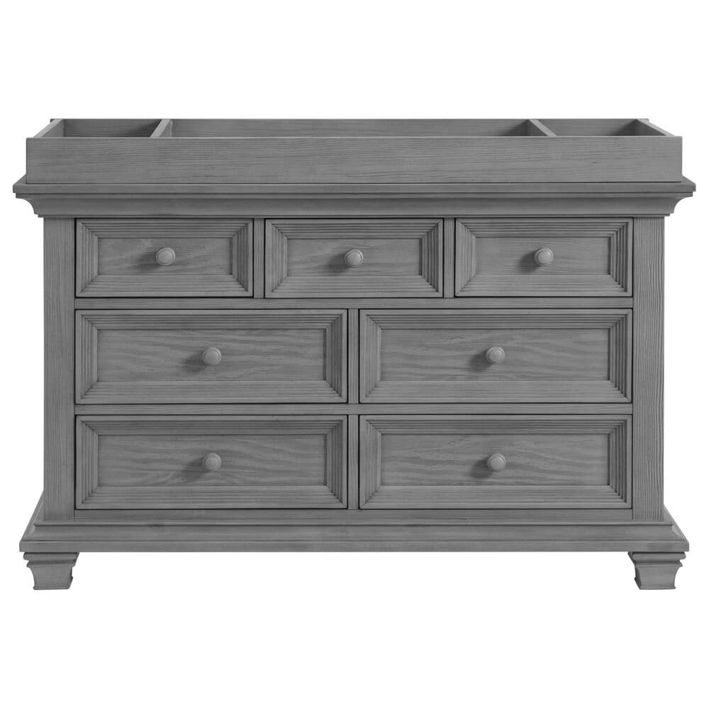 Oxford Baby Weston Changing Topper in Dusk Gray, , large