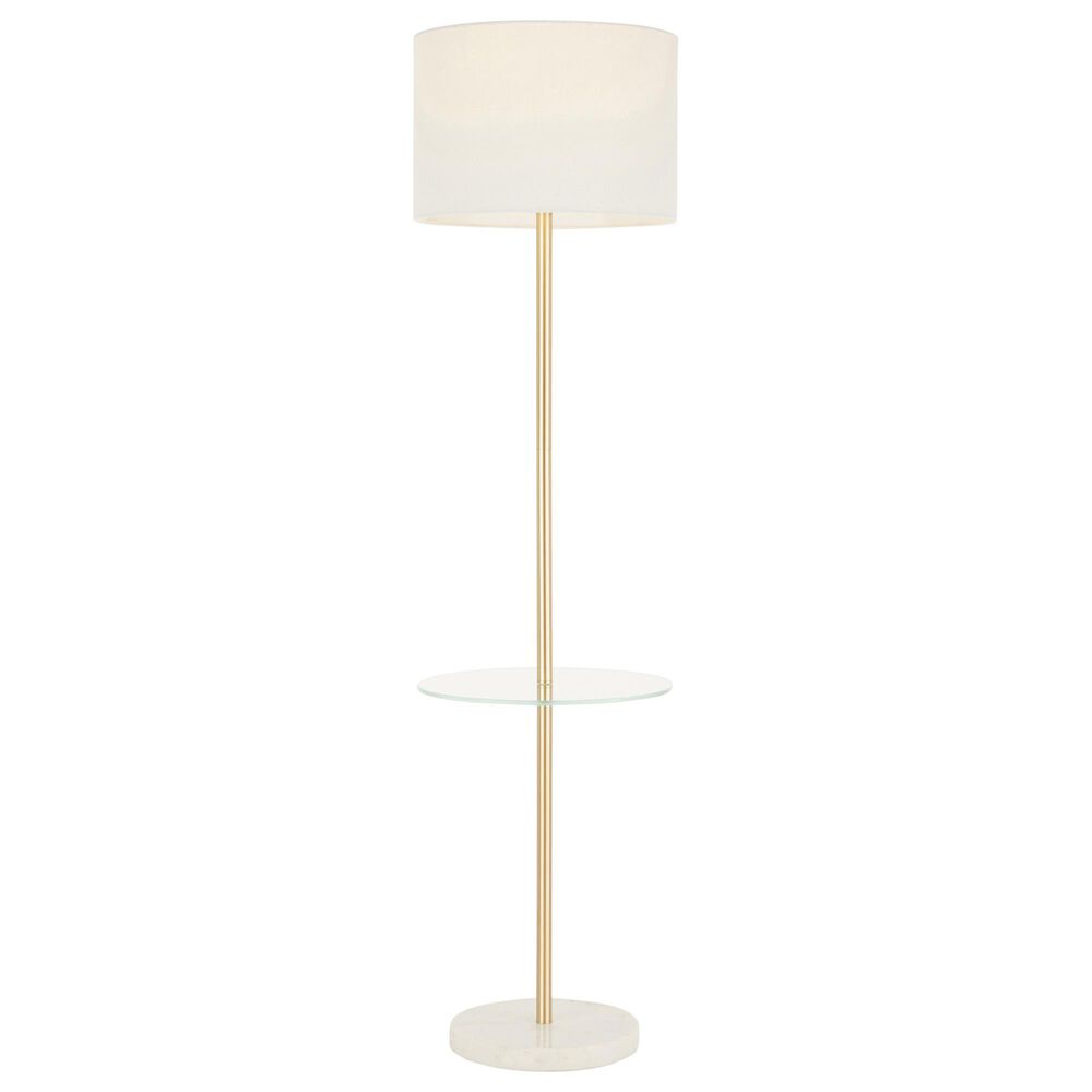 Lumisource Chloe Floor Lamp in White and Gold, , large