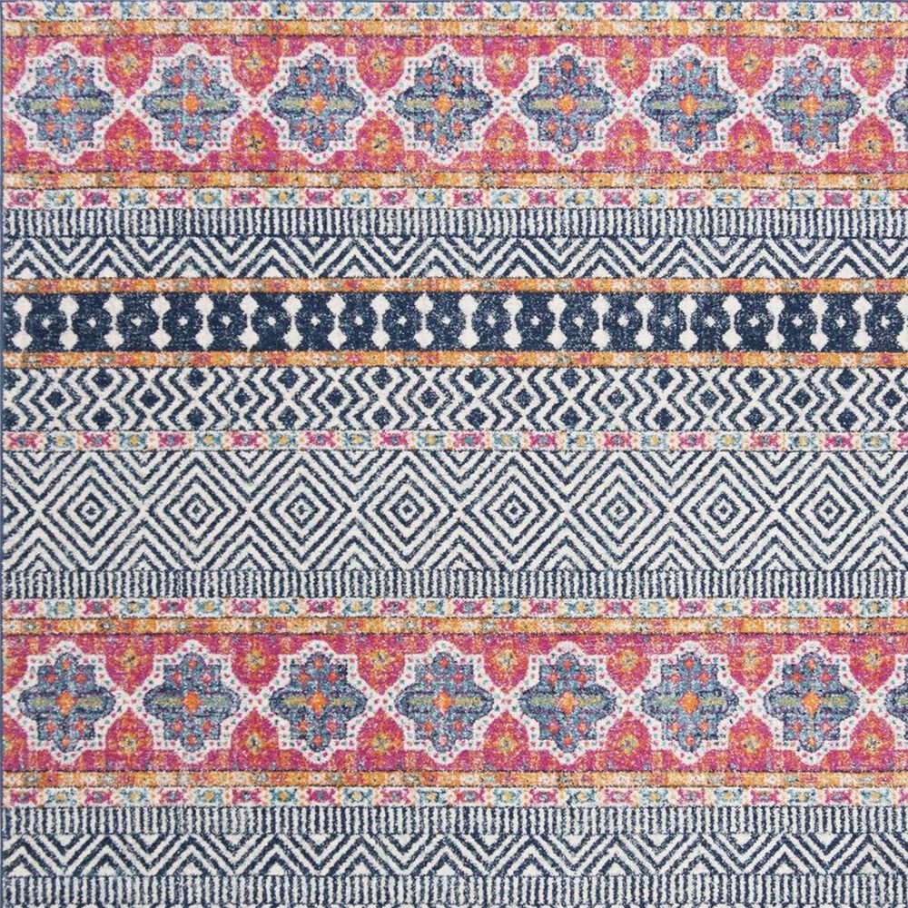 Safavieh Madison MAD797N 5&#39;1&quot; x 7&#39;6&quot; Navy and Ivory Area Rug, , large