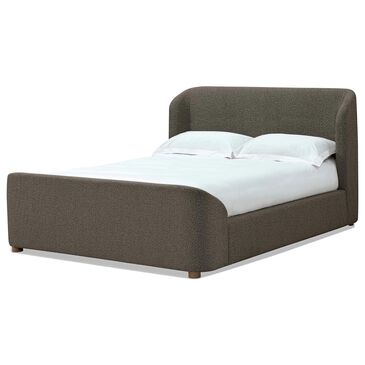 Urban Home Kiki Eastern King Upholstered Platform Bed in Pumpernickel, , large