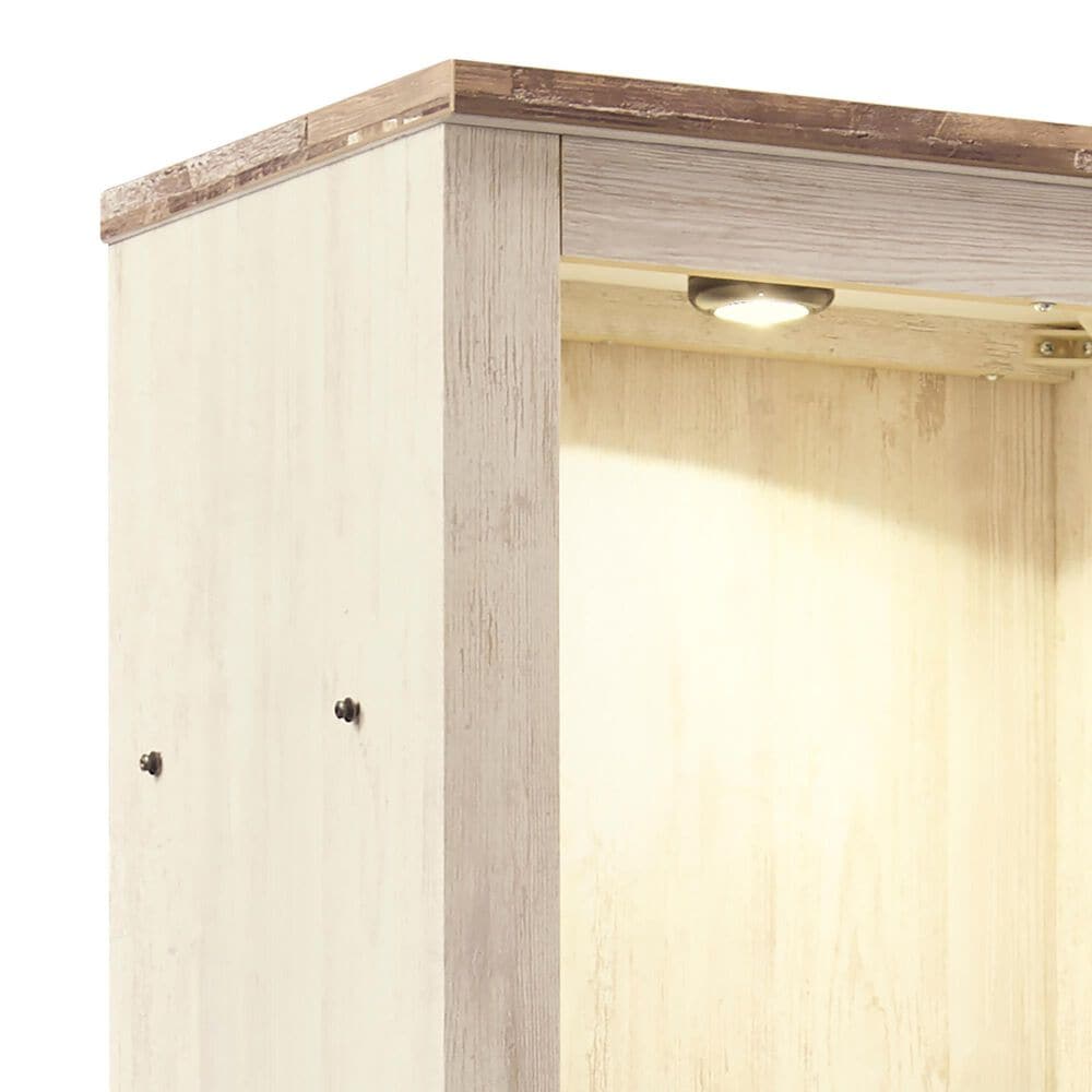 Ashley Willowton 4-Piece Entertainment Center in Whitewash, , large