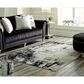 Ashley Zekeman 5"3" x 7"7" Black, Cream and Gray Area Rug, , large
