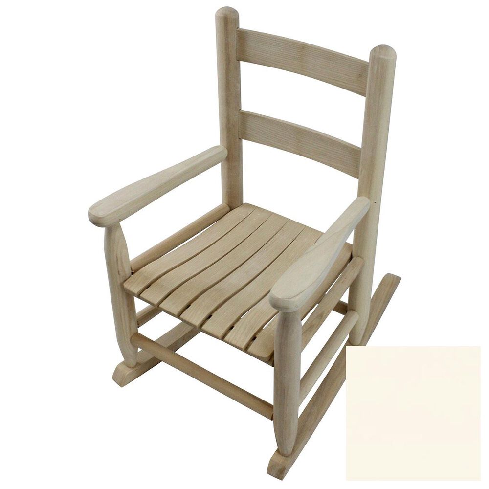 Childs Rocking Chair in Antique White, , large