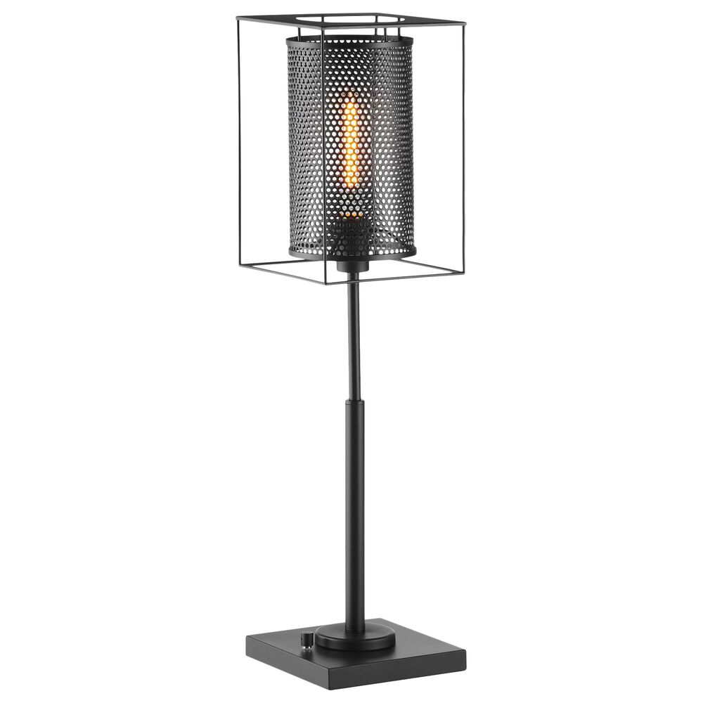 Lite Source Stein Table Lamp with Edison Bulb in Black, , large
