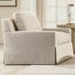 Bernhardt Sutton Swivel Chair in Beige and Tan, , large