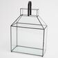 The Gerson Company Metal and Glass Holiday Lantern in Black, , large
