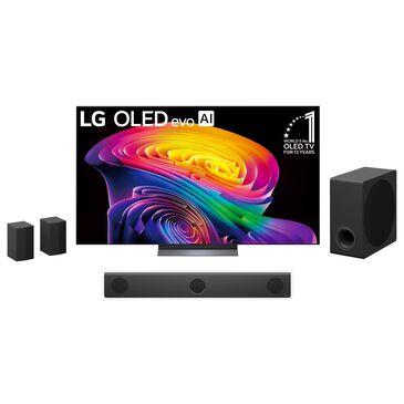 LG 65" Class C6 Series 4K OLED evo AI - Smart TV with 5.1.3 Channel Soundbar System in Black, , large