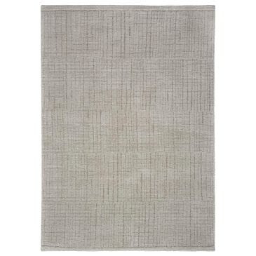 Nourison Andes 6" x 9" Silver Area Rug, , large