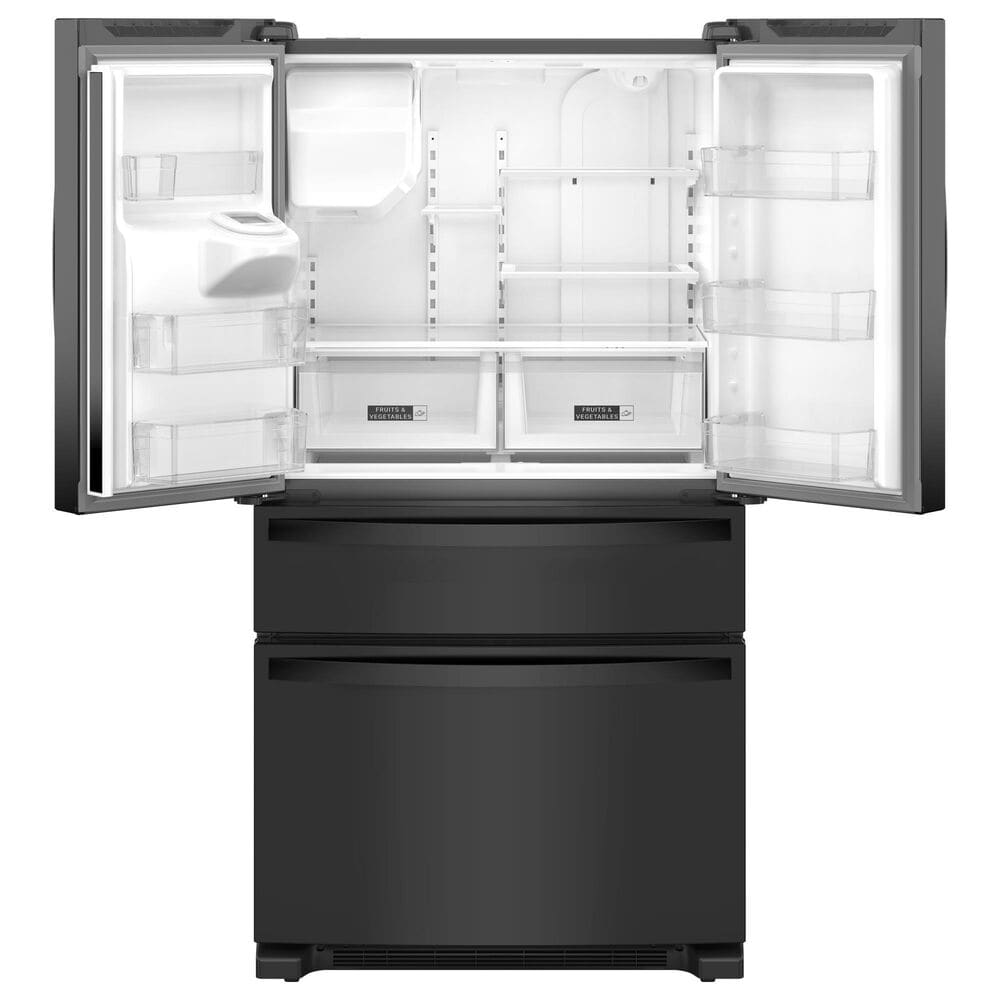 Whirlpool 24.5 Cu. Ft. French Door Refrigerator in Black, , large