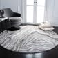Safavieh Cyrus Shag 6"7" Round Beige and Grey Area Rug, , large