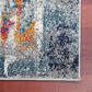 Amer Rugs Montana 2" x 3" Orange and Blue Area Rug, , large