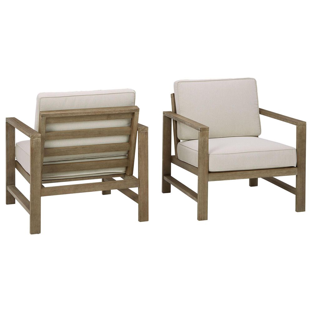 Signature Design by Ashley Fynnegan Lounge Chair in Light Brown - Set of 2, , large
