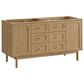 James Martin Vanities Laurent 60" Double Bathroom Vanity Cabinet in Light Natural Oak, , large