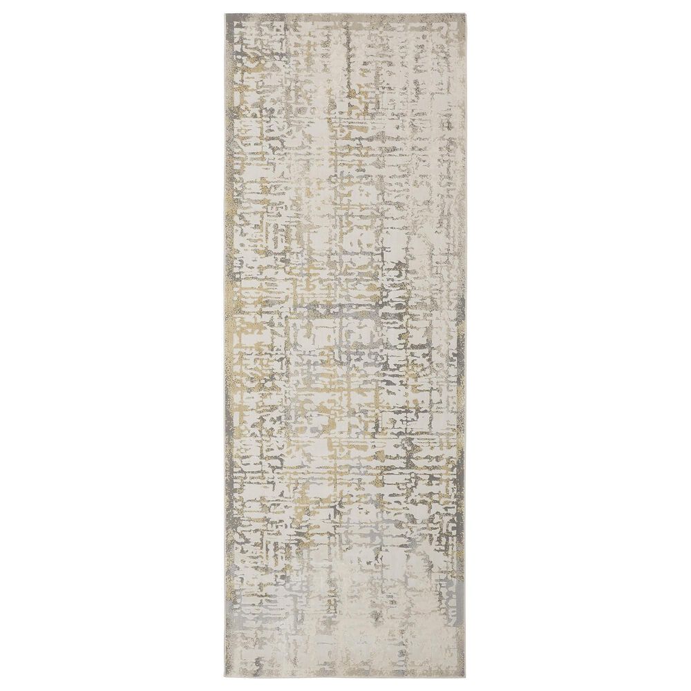 Feizy Rugs Waldor 3683F 2"10" x 7"10" Beige Scatter Rug, , large