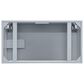 37B Kinsale 36" Single Bathroom Vanity Cabinet in Soft Blue with White Composite Stone Top and Backsplash, , large