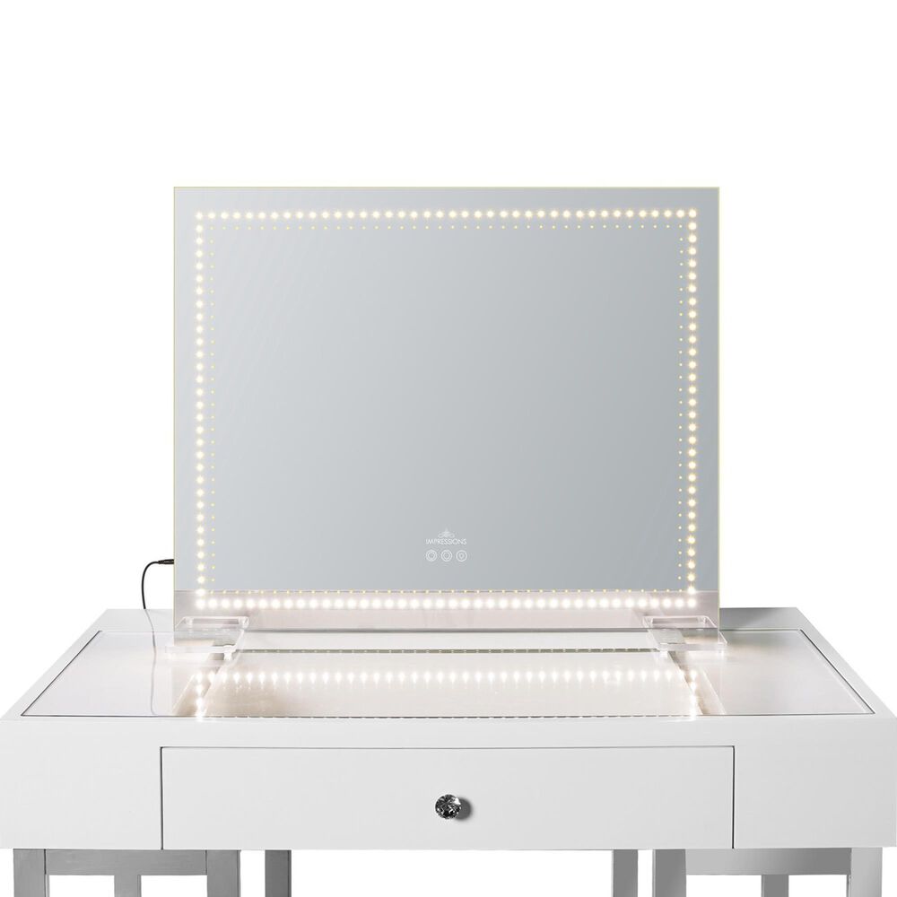 Impressions Vanity Stage Lite Plus Vanity Mirror in Silver, , large