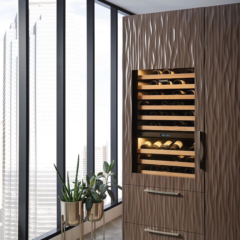 Sub Zero Designer 30&quot; Wine Cooler with Left Hinge in Panel Ready, , large