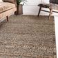 Dalyn Rug Company Yarra YA2 9" x 13" Fudge Area Rug, , large