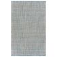 L&R Resources Bleached Naturals Bleach, Blue and Ivory 7"9" x 9"9" Area Rug, , large