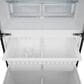THOR KITCHEN Gordon Ramsay 17.5 Cu. Ft. Counter Depth French Door Refrigerator with Navy Blue Handle Kit in Black, , large