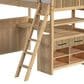 Mayberry Hill Ridgemont Loft Bunk Bed in Natural, , large