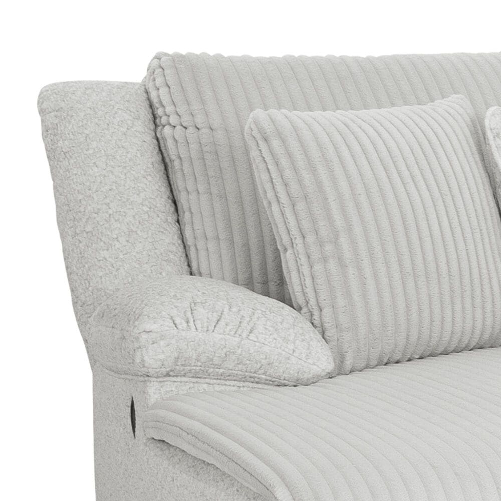 Ashley Top Tier 6-Piece Manual Reclining Sectional with Chaise in Alloy, , large