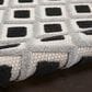 Nourison Aloha Geometric 7" x 10" Black and White Indoor/Outdoor Area Rug, , large