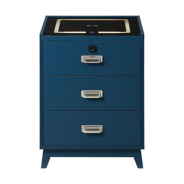 Mayberry Hill Rio 3-Drawer Nightstand in Blue, , large
