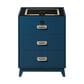 Mayberry Hill Rio 3-Drawer Nightstand in Blue, , large
