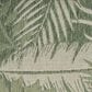 Nourison Garden Oasis GOA02 Green and Ivory 3" x 5" Indoor/Outdoor Area Rug, , large