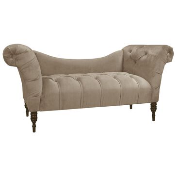 Skyline Furniture Tufted Chaise Lounge in Mystere Mondo, , large