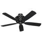 Hunter Promenade 54" Ceiling Fan with Lights in Gloss Black, , large