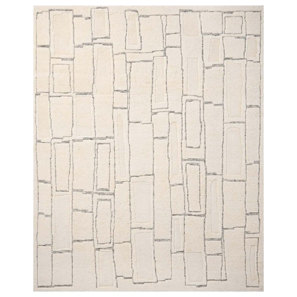Loloi Octavia 2"9" x 12" Ivory and Slate Runner, , large