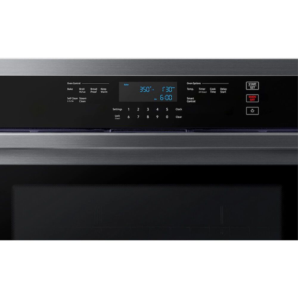 Samsung 30" Single Wall Oven with WiFi in Black Stainless Steel