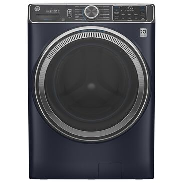 GE Appliances 5.0 Cu. Ft. Capacity Smart Front Load Steam Washer with SmartDispense UltraFresh Vent System with OdorBlock - Sapphire Blue, , large